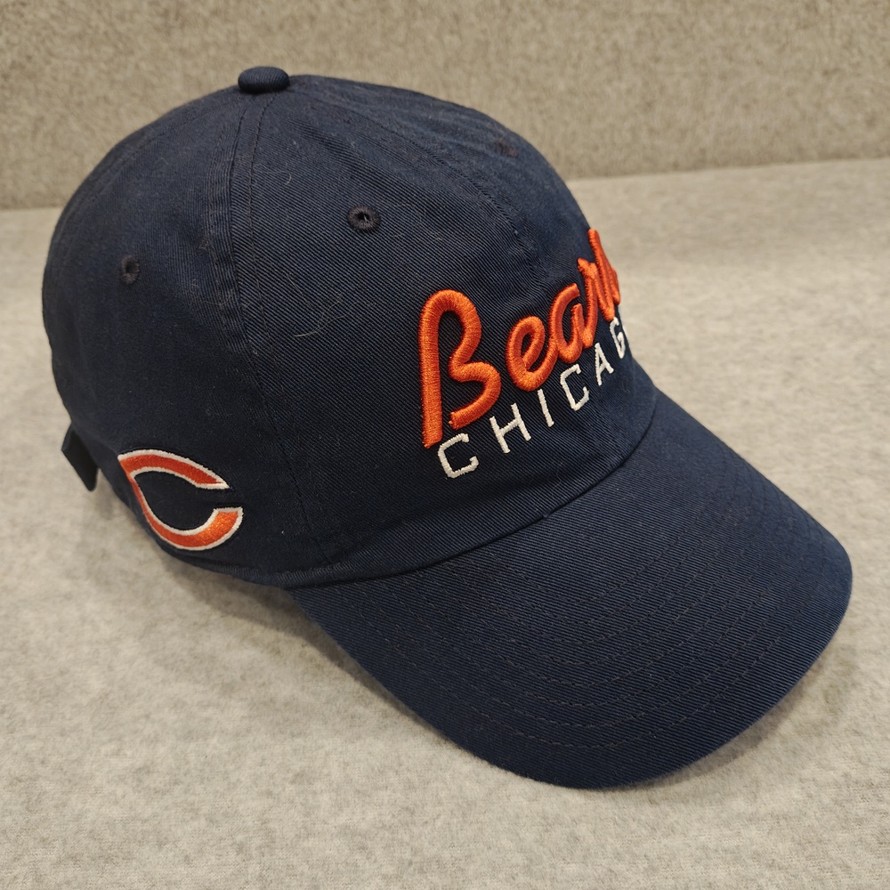 Chicago Bears Hat Cap Strap Back Mens One Size Blue NFL Football Fanatics